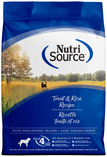 NutriSource Trout & Brown Rice Recipe Dry Dog Food