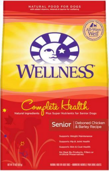 Wellness Complete Health Natural Senior Health Chicken Recipe Dry Dog Food
