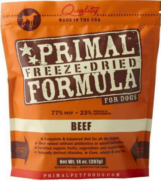 Primal Freeze Dried Nuggets Grain Free Beef Formula Dog Food