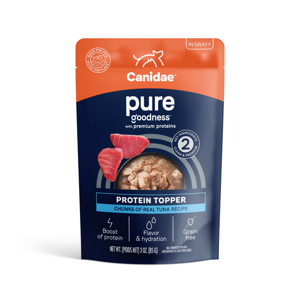 Canidae Pure Protein Topper, Chunks of Real Tuna in Gravy