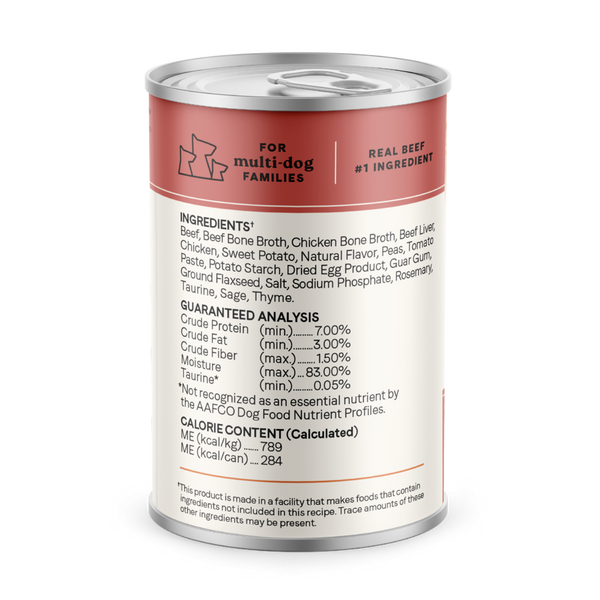 Canidae All Life Stages Wet Dog Food, Chunky Stew Toppers, Beef & Vegetable Recipe, 12.7 oz.