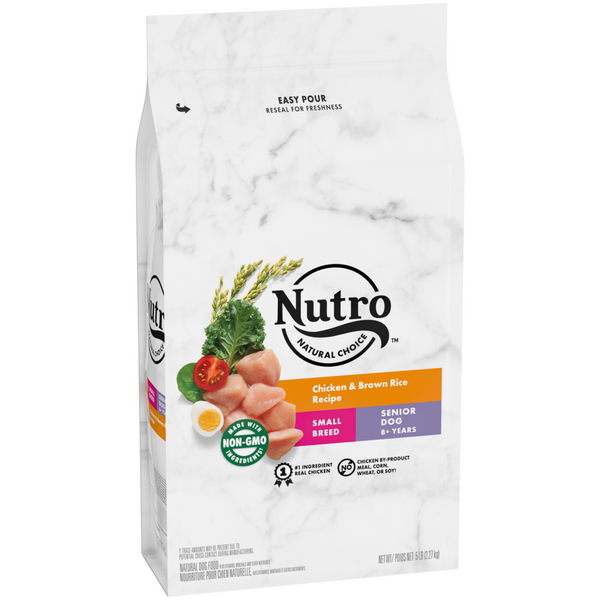 Nutro Wholesome Essentials Small Breed Senior Chicken, Whole Brown Rice and Sweet Potato Dry Dog Food