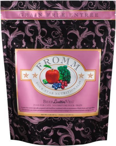 Fromm Four Star Beef Livattini Veg Recipe Dry Cat Food