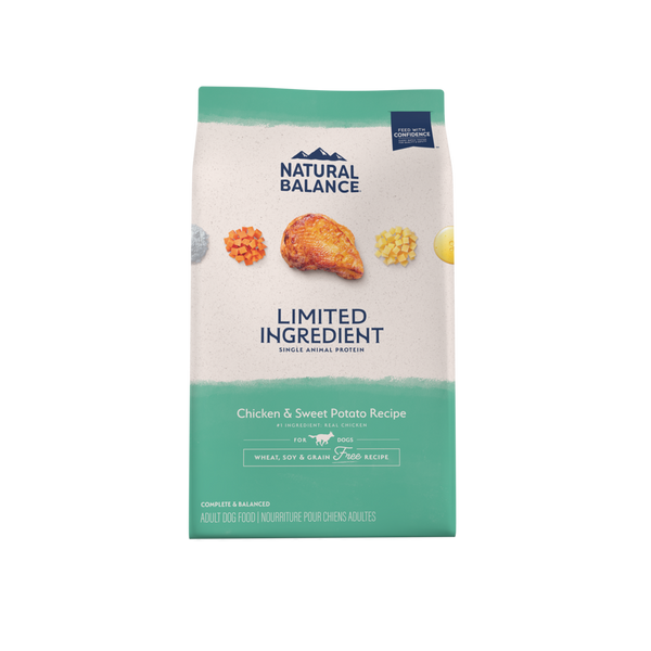 Natural Balance Limited Ingredient Grain Free Dry Dog Food, Chicken & Sweet Potato Recipe