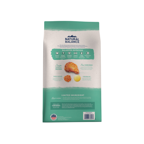 Natural Balance Limited Ingredient Grain Free Dry Dog Food, Chicken & Sweet Potato Recipe