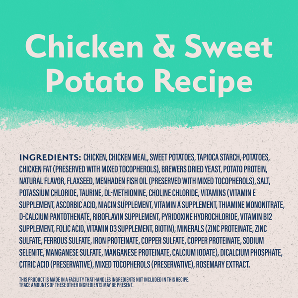 Natural Balance Limited Ingredient Grain Free Dry Dog Food, Chicken & Sweet Potato Recipe