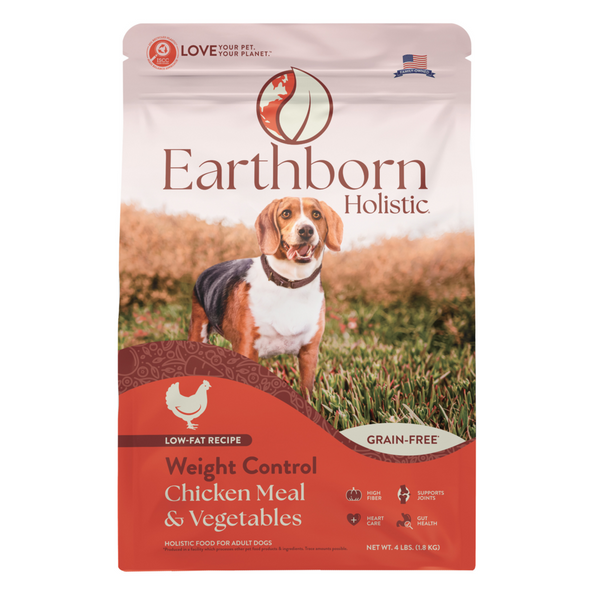 Earthborn Holistic Weight Control Chicken Meal & Vegetables Grain Free Dry Dog Food