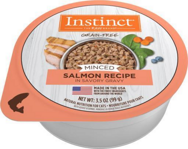 Instinct Grain Free Minced Salmon Wet Cat Food