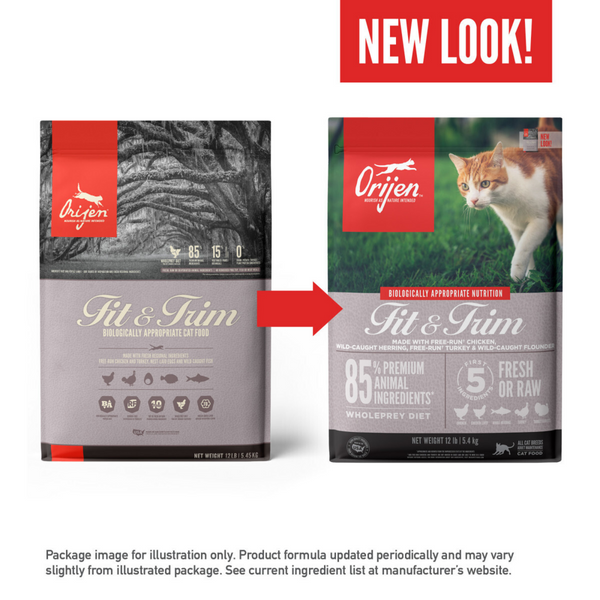 ORIJEN Grain Free Fit & Trim Dry Cat Food