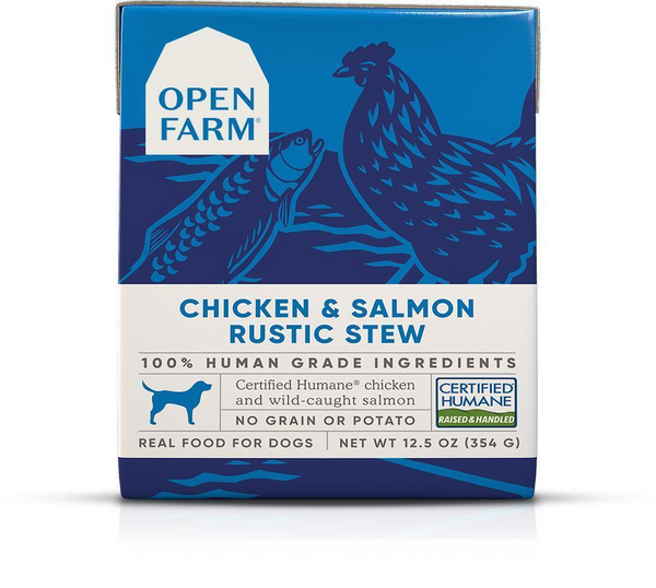 Open Farm Rustic Stew Chicken and Salmon Wet Dog Food