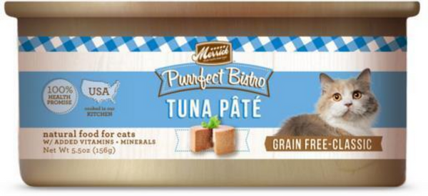 Merrick Purrfect Bistro Grain Free Tuna Pate Adult Wet Cat Food