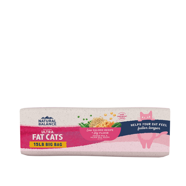 Natural Balance Original Ultra Fat Cats Dry Cat Food, Chicken Meal & Salmon Meal Recipe