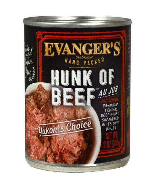 Evanger's Hand Packed Hunk of Beef Canned Dog Food
