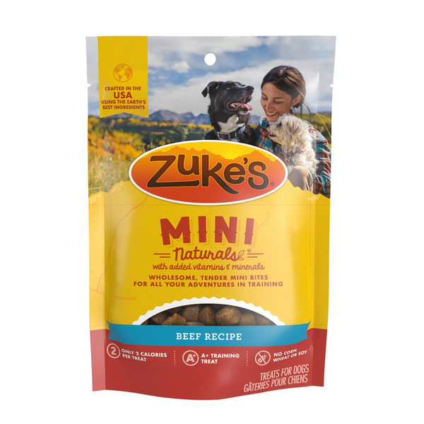 Zukes Mini Naturals Beef Dog Treats