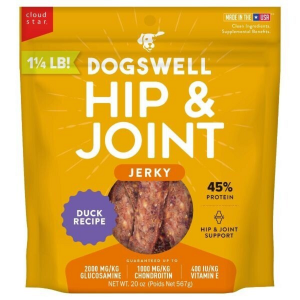 Dogswell Hip & Joint Jerky Duck Dog Treats