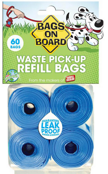 Bags on Board Blue Waste Bags Refill Pack