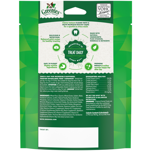 Greenies Original Dental Dog Chews Regular