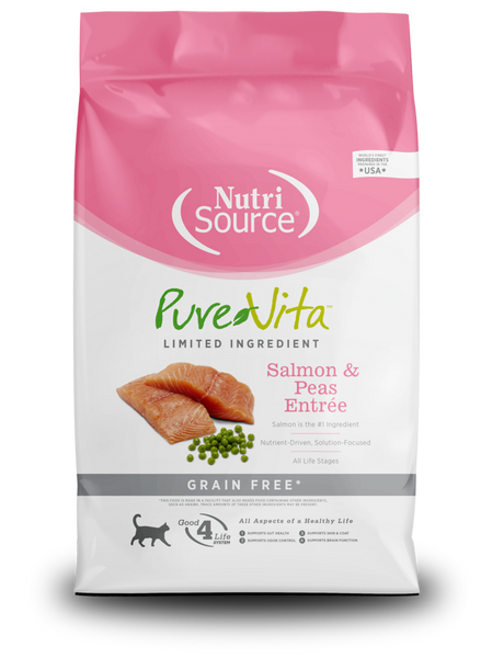 PureVita Grain Free Salmon and Peas Dry Cat Food