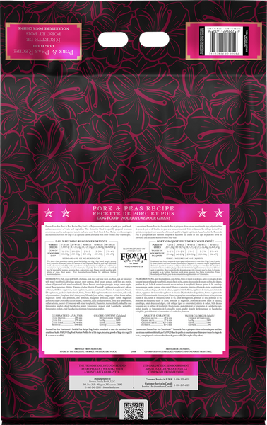 Fromm Four Star Pork & Peas Recipe Dog Food