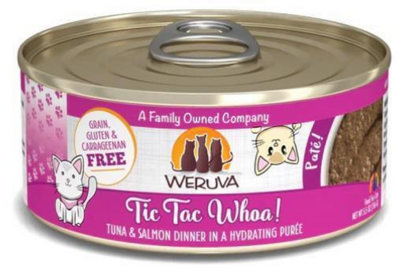 Weruva Classic Cat Pate Tic Tac Whoa! With Tuna & Salmon Canned Cat Food