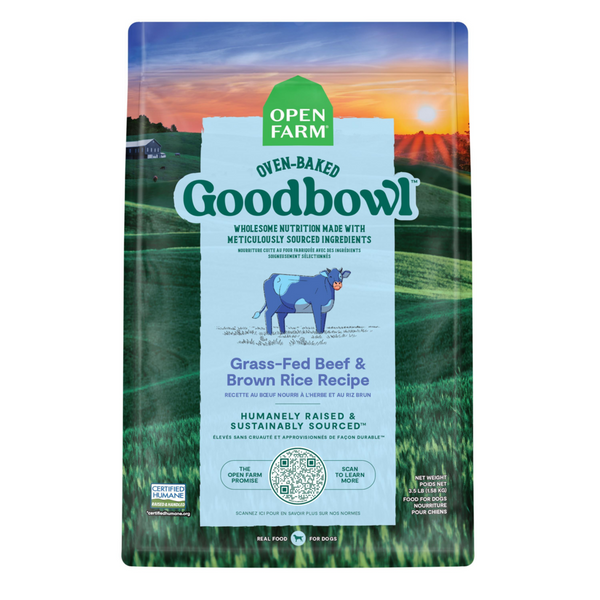 Open Farm GoodBowl Grass Fed Beef and Brown Rice Dry Dog Food