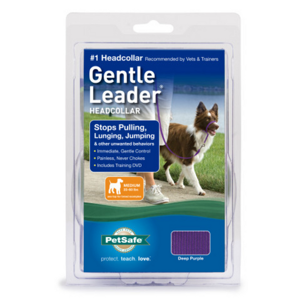 Petsafe Gentle Leader Quick Release Purple Headcollar for Dogs