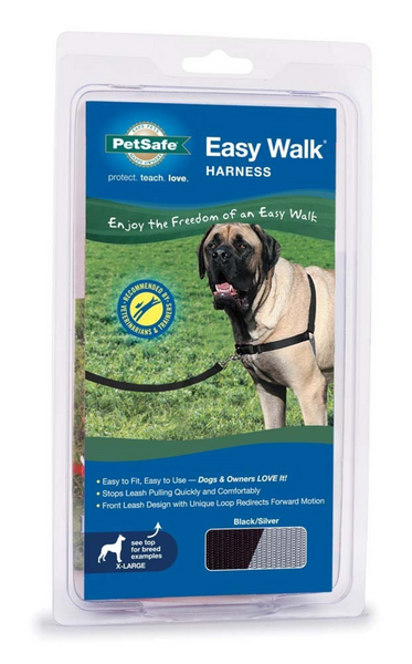 PetSafe Easy Walk Black & Silver Dog Harness