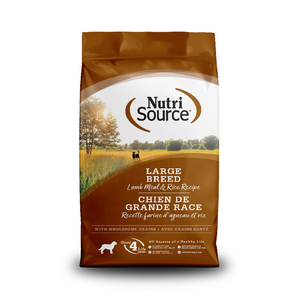 NutriSource Large Breed Adult Lamb & Rice Dry Dog Food