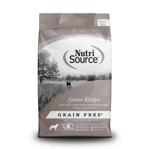 NutriSource Grain Free Senior Recipe Dry Dog Food