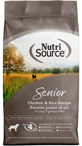 NutriSource Senior Chicken & Rice Dry Dog Food
