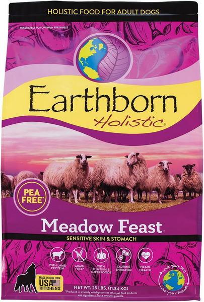 Earthborn Holistic Meadow Feast Lamb Meal & Vegetables Grain Free Dry Dog Food