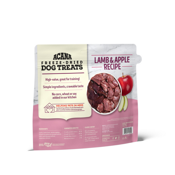 ACANA Singles Freeze Dried Dog Treats Grain Free Lamb & Apple Recipe