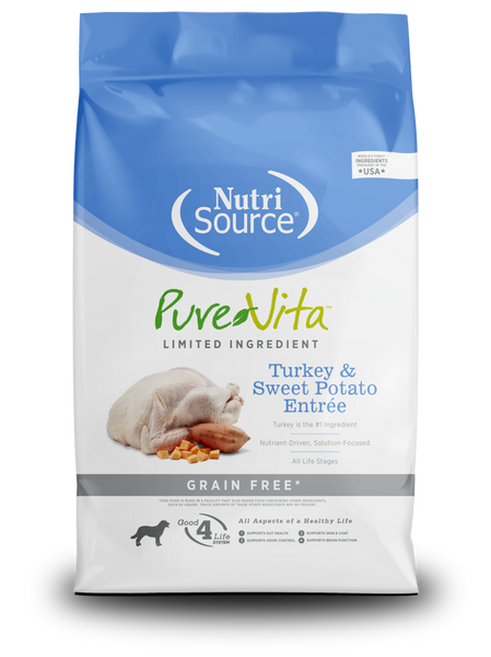 PureVita Grain Free Turkey & Sweet Potato Dry Dog Food