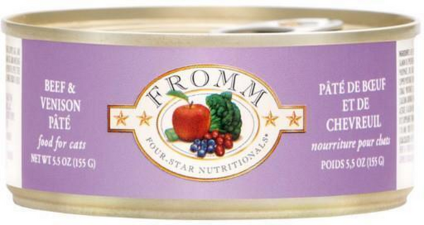 Fromm Four Star Beef & Venison Pate Canned Cat Food