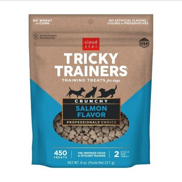 Cloud Star Tricky Trainers Crunchy Salmon Dog Treats