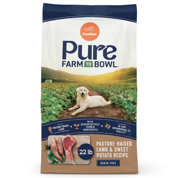 Canidae Pure Farm To Bowl Pasture-Raised Lamb & Sweet Potato Recipe Dog Food