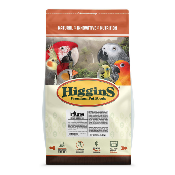 Higgins inTune Conure & Cockatiel Food
