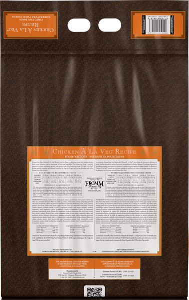 Fromm Four Star Chicken A La Veg Recipe Dry Dog Food