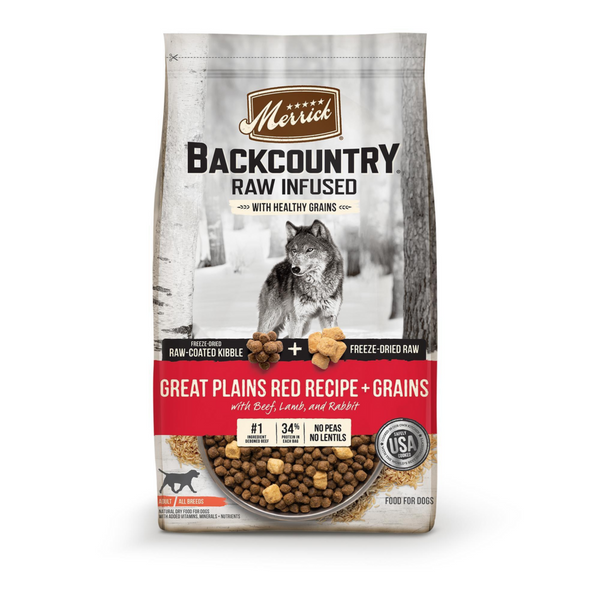 Merrick Backcountry Great Plains Healthy Grain Red Meat Adult Dry Dog Food