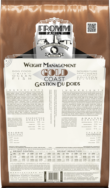 Fromm Gold Coast Grain Free Weight Management Dry Dog Food