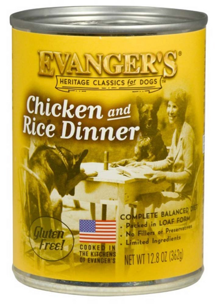 Evanger's Classic Chicken and Rice Dinner Canned Dog Food