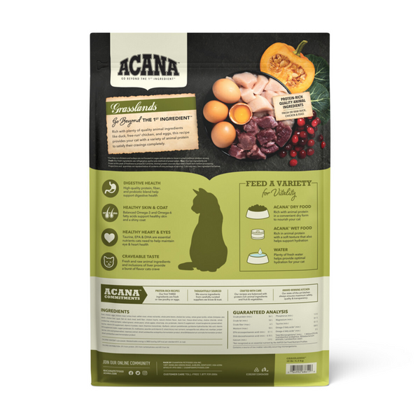 Acana Highest Protein Grasslands Dry Cat Food