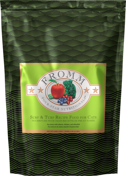 Fromm Four Star Surf & Turf Grain Free Recipe Dry Cat Food