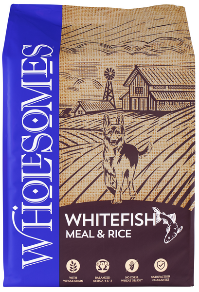 Wholesomes Fish Meal & Rice Recipe Dry Dog Food