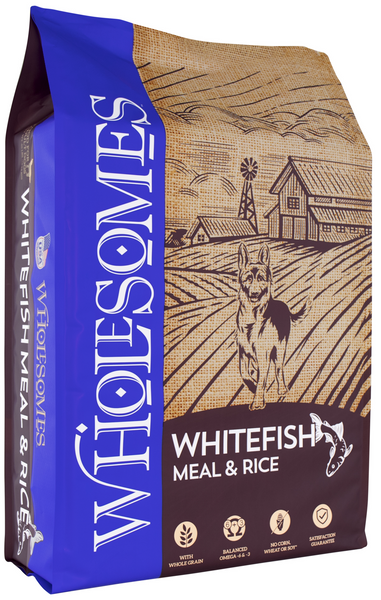 Wholesomes Fish Meal & Rice Recipe Dry Dog Food