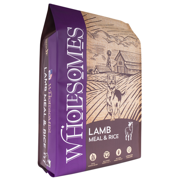 Wholesomes Lamb Meal & Rice Recipe Dry Dog Food