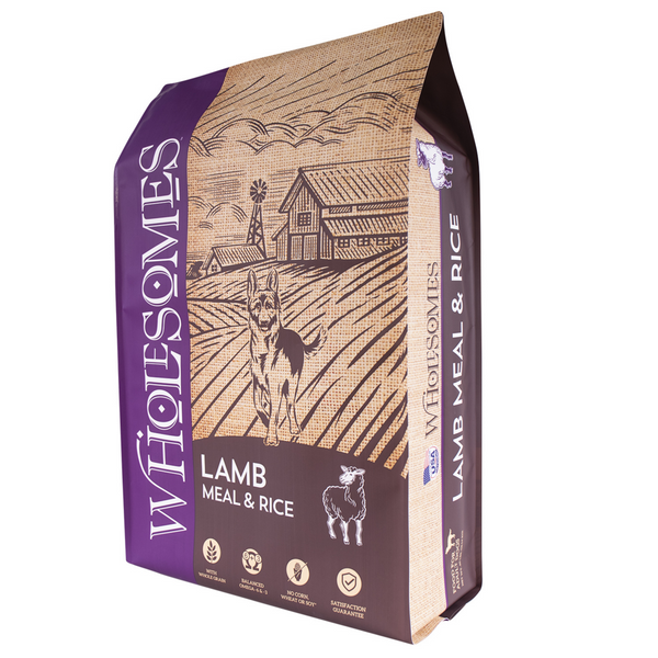 Wholesomes Lamb Meal & Rice Recipe Dry Dog Food