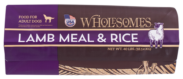 Wholesomes Lamb Meal & Rice Recipe Dry Dog Food