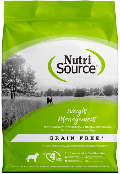 NutriSource Grain Free Weight Management Dry Dog Food