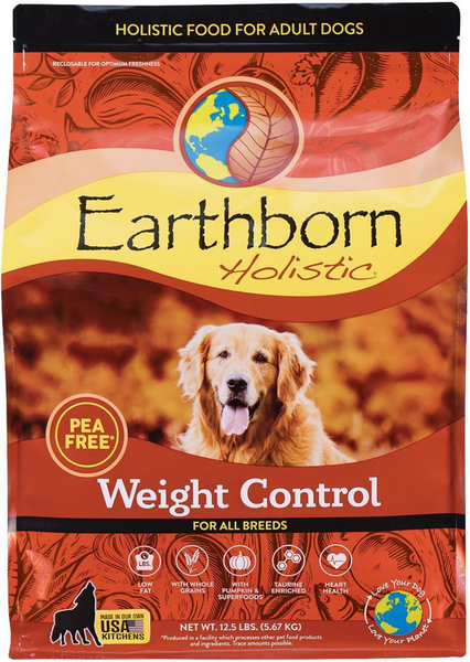 Earthborn Holistic Weight Control Chicken Meal & Vegetables Grain Free Dry Dog Food